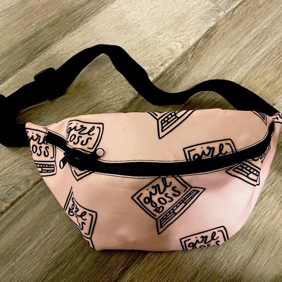 Handbags - Pink Fanny Pack Girl Boss